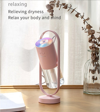 Magic Shadow USB Air Humidifier & Night Light – Portable Mist Maker & Purifier - Leavsley