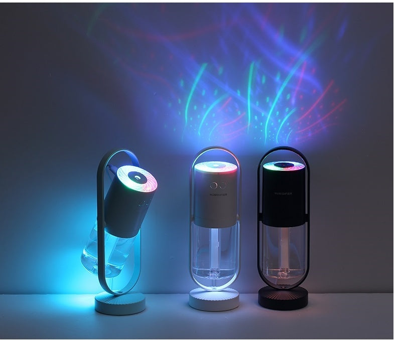 Magic Shadow USB Air Humidifier & Night Light – Portable Mist Maker & Purifier - Leavsley