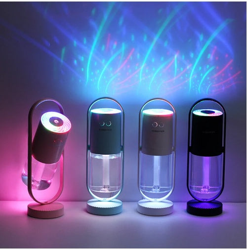 Magic Shadow USB Air Humidifier & Night Light – Portable Mist Maker & Purifier - Leavsley